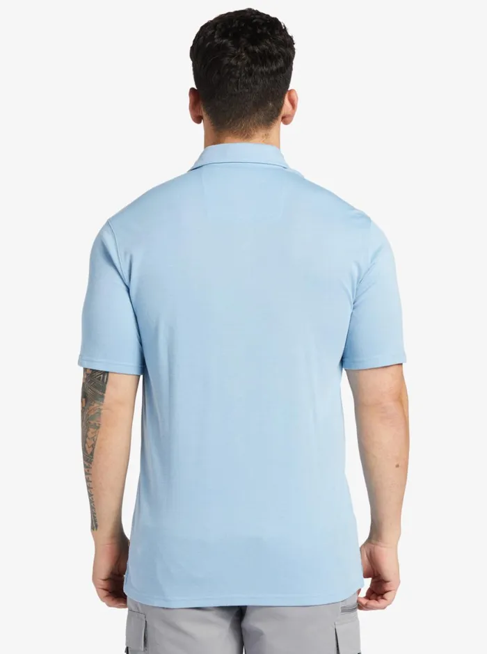 Quiksilver Waterpolo Short Sleeve Polo Shirt Dusk Blue MensWaterman Shirts and Polos Quiksilver Waterpolo Short Sleeve Polo Shirt Dusk Blue MensWaterman Shirts and Polos
