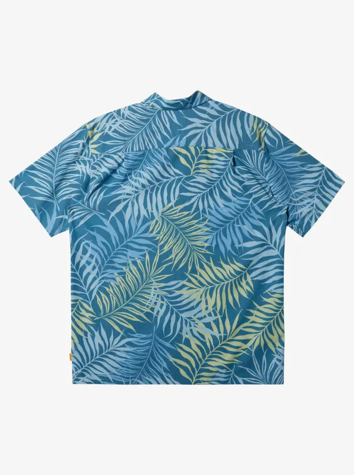 Quiksilver Wild Fern Woven Shirt Blue Steel Wild Fern Woven MensWaterman Shirts and Polos Quiksilver Wild Fern Woven Shirt Blue Steel Wild Fern Woven MensWaterman Shirts and Polos