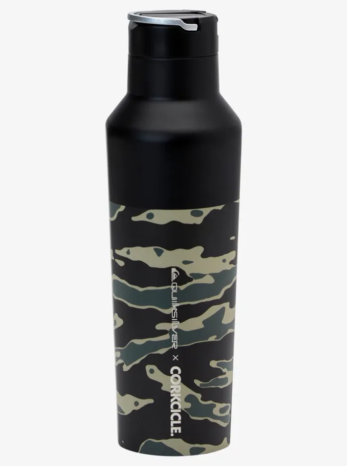 Quiksilver X Corkcicle Water Bottle Camo Print Crucial Battle Mens Water Bottles Quiksilver X Corkcicle Water Bottle Camo Print Crucial Battle Mens Water Bottles