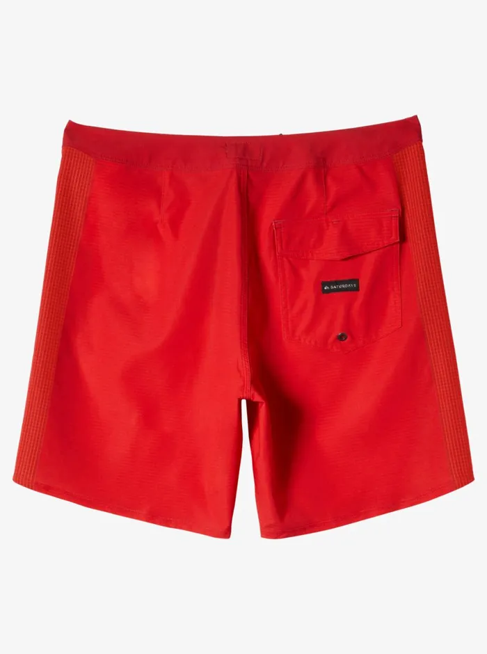 Quiksilver X Saturdays NYC Highline Arch 18034 Boardshorts Racing Red Mens Boardshorts Quiksilver X Saturdays NYC Highline Arch 18034 Boardshorts Racing Red Mens Boardshorts