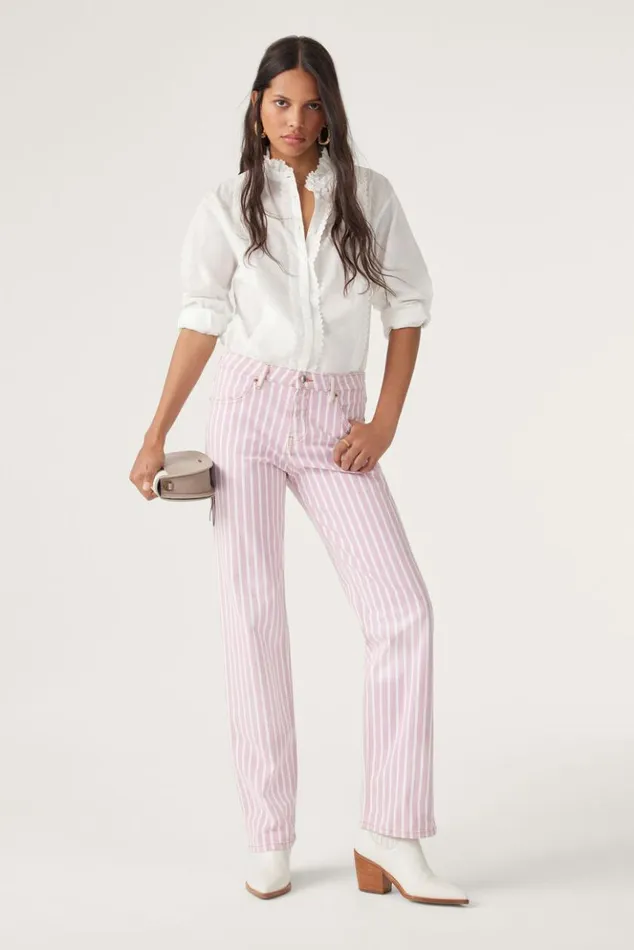 RayWideLeg Pants Clothing Baandsh Pants and Jeans