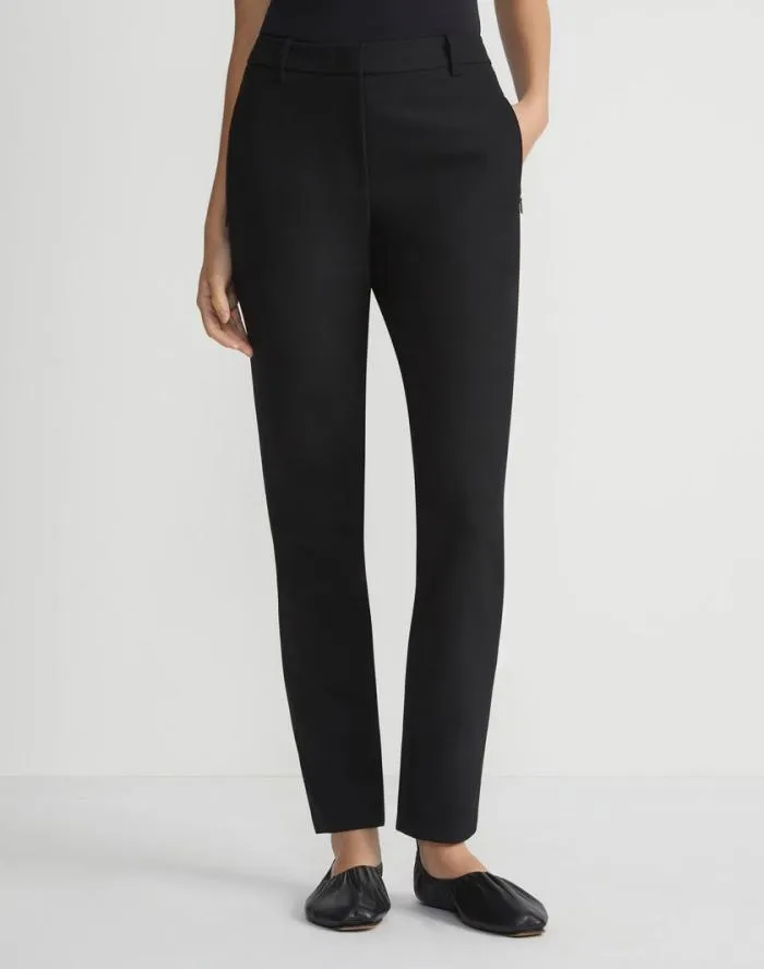 Ready To Wear Acclaimed Stretch Essex Slim Pant Black Lafayette 148 New York Pants and Shorts