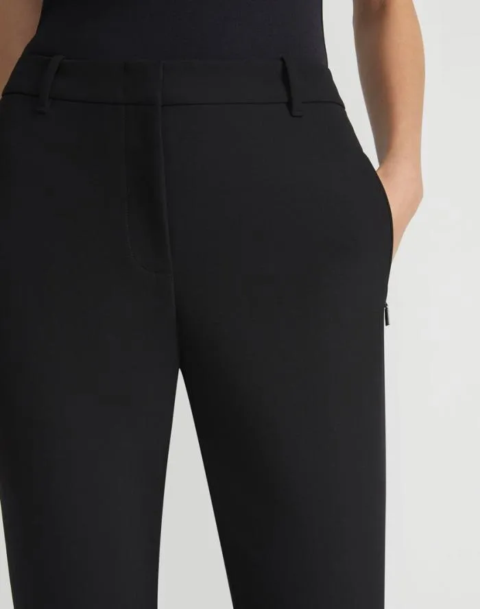 Ready To Wear Acclaimed Stretch Essex Slim Pant Black Lafayette 148 New York Pants and Shorts