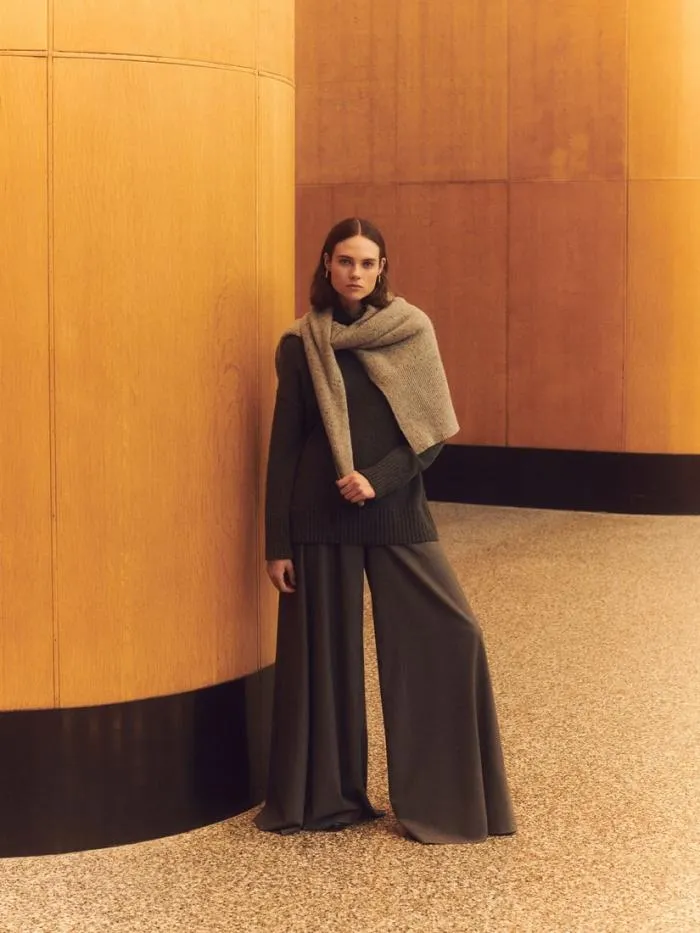 Ready To Wear Cashmere Stand Collar Sweater Black Lafayette 148 New York Sweaters and Knits