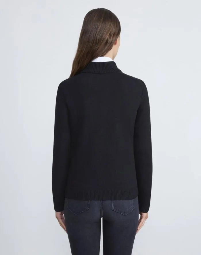 Ready To Wear CottonSilk Tape Knit Bomber Cloud Lafayette 148 New York Sweaters and Knits