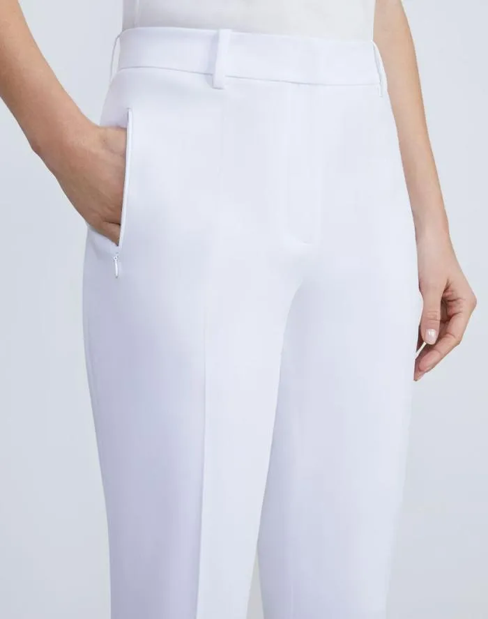 Ready To Wear Finesse Crepe Essex Slim Pant Black Lafayette 148 New York Pants and Shorts