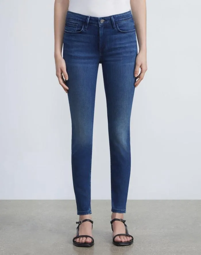 Ready To Wear L148 Denim Mercer Skinny Jean Empire Indigo Lafayette 148 New York Pants and Shorts
