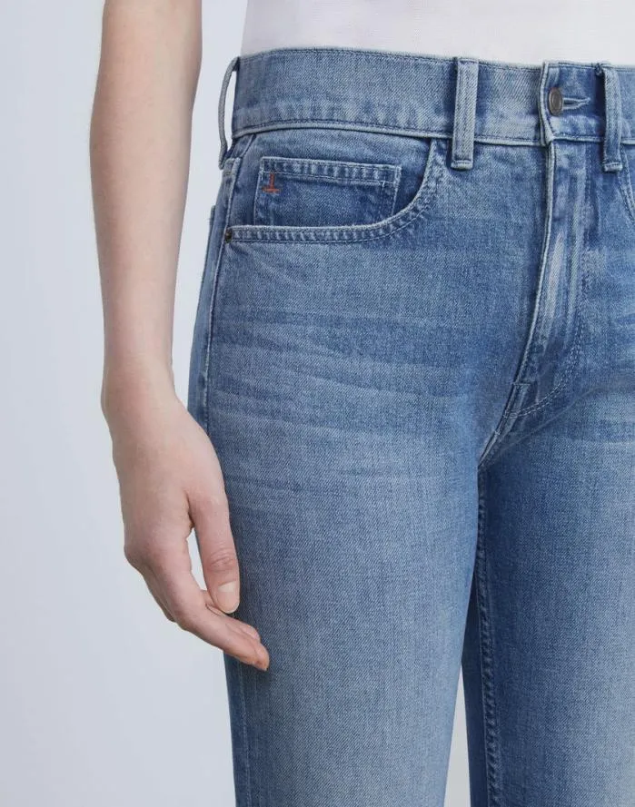 Ready To Wear L148 Denim Reeve Straight Jean Faded Skyline Lafayette 148 New York Pants and Shorts