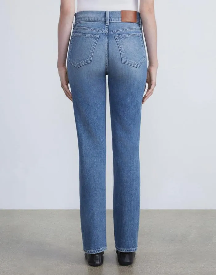 Ready To Wear L148 Denim Reeve Straight Jean Faded Skyline Lafayette 148 New York Pants and Shorts
