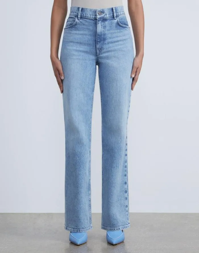 Ready To Wear L148 Denim York Jean Stonewash Blue Lafayette 148 New York Pants and Shorts