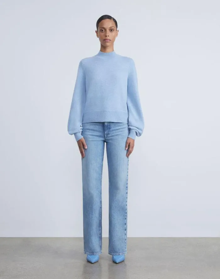 Ready To Wear L148 Denim York Jean Stonewash Blue Lafayette 148 New York Pants and Shorts