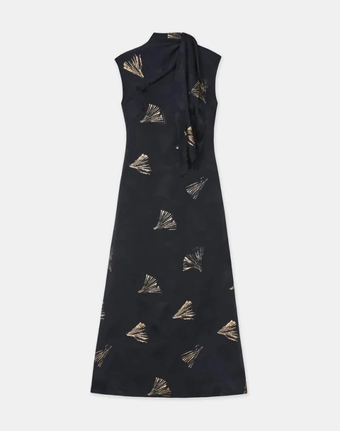 Ready To Wear Metallic Leafed Pages Jacquard Scarf Dress Black Multi Lafayette 148 New York Dresses Ready To Wear Metallic Leafed Pages Jacquard Scarf Dress Black Multi Lafayette 148 New York Dresses