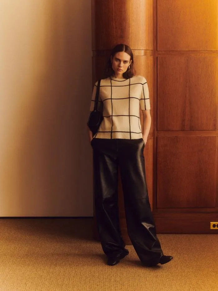 Ready To Wear Nappa Leather Sullivan Pant Black Lafayette 148 New York Pants and Shorts