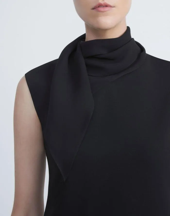 Ready To Wear Responsible Finesse Crepe Scarf Dress Black Lafayette 148 New York Dresses Ready To Wear Responsible Finesse Crepe Scarf Dress Black Lafayette 148 New York Dresses