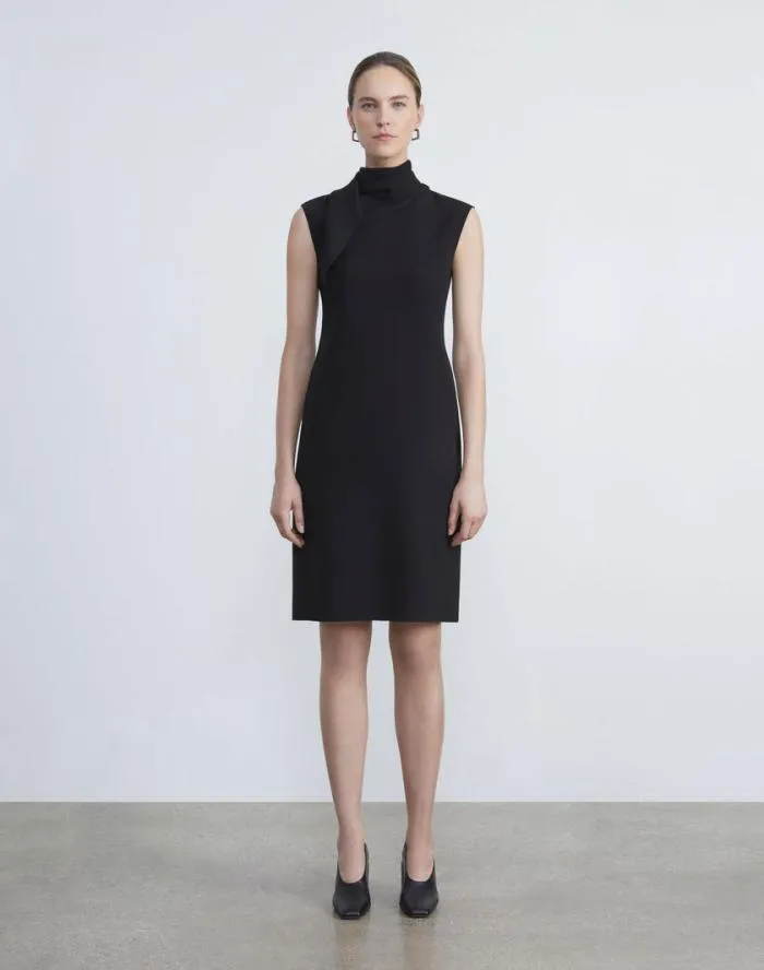 Ready To Wear Responsible Finesse Crepe Scarf Dress Black Lafayette 148 New York Dresses Ready To Wear Responsible Finesse Crepe Scarf Dress Black Lafayette 148 New York Dresses