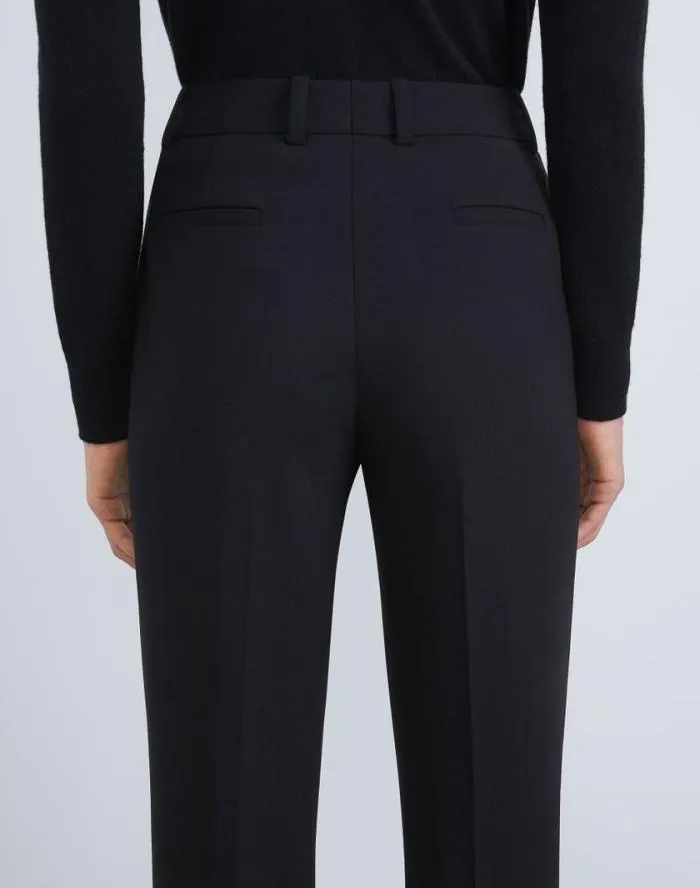 Ready To Wear Responsible Wool Double Face Gates Pant Black Lafayette 148 New York Pants and Shorts