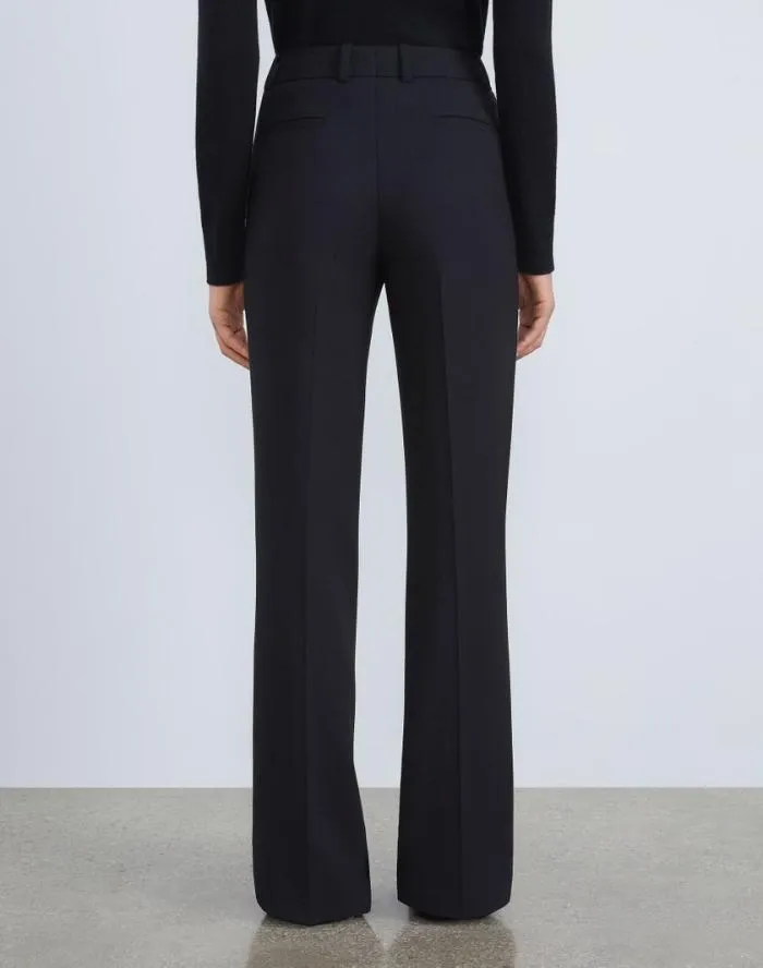 Ready To Wear Responsible Wool Double Face Gates Pant Black Lafayette 148 New York Pants and Shorts