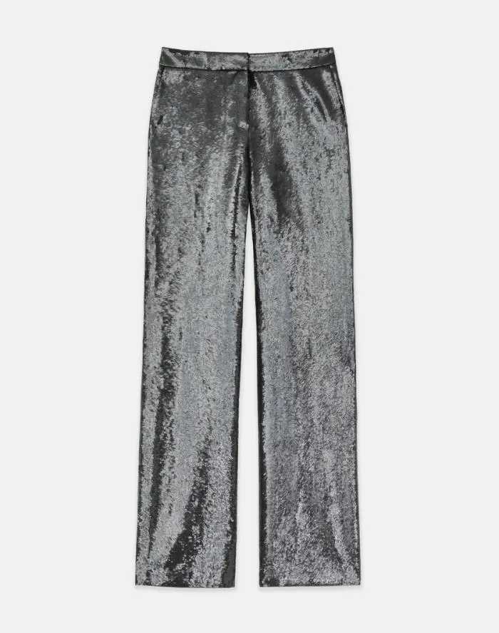 Ready To Wear Sequin Chiffon Gates Pant Black Lafayette 148 New York Pants and Shorts Ready To Wear Sequin Chiffon Gates Pant Black Lafayette 148 New York Pants and Shorts