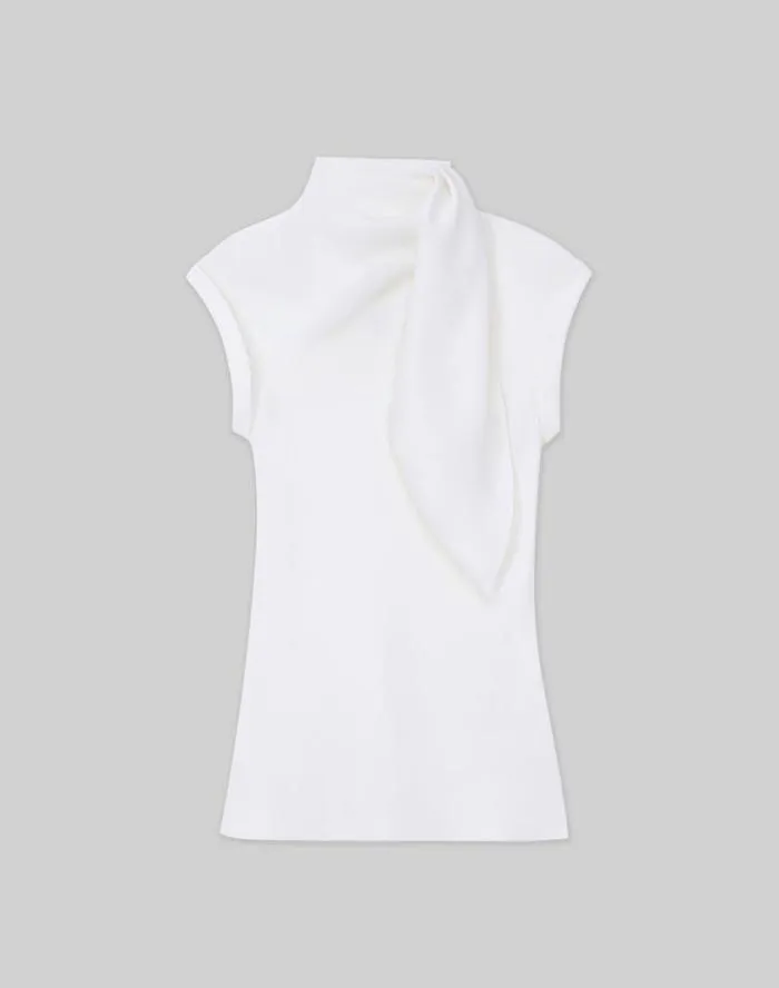 Ready To Wear Silk Georgette Bias Scarf Blouse Black Lafayette 148 New York Blouses and Shirts Ready To Wear Silk Georgette Bias Scarf Blouse Black Lafayette 148 New York Blouses and Shirts