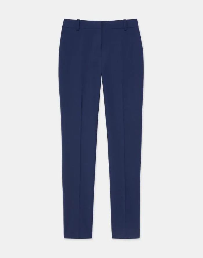 Ready To Wear Stretch Wool Clinton Ankle Pant Black Lafayette 148 New York Suits