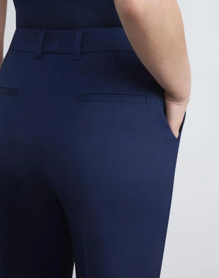Ready To Wear Stretch Wool Clinton Ankle Pant Black Lafayette 148 New York Suits