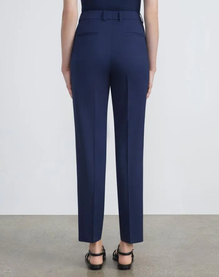 Ready To Wear Stretch Wool Clinton Ankle Pant Black Lafayette 148 New York Suits