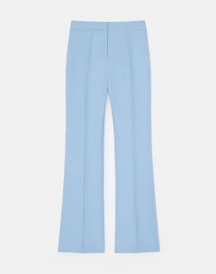 Ready To Wear WoolSilk Crepe Gates Flared Ankle Pant Black Lafayette 148 New York Pants and Shorts Ready To Wear WoolSilk Crepe Gates Flared Ankle Pant Black Lafayette 148 New York Pants and Shorts