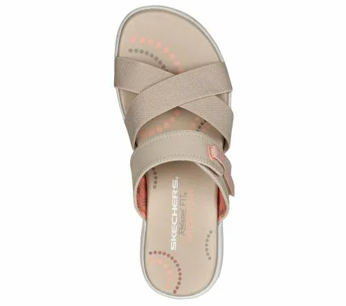 Relaxed Fit Bayshore 8211 Take It Easy Taupe Women SKECHERS Sandals