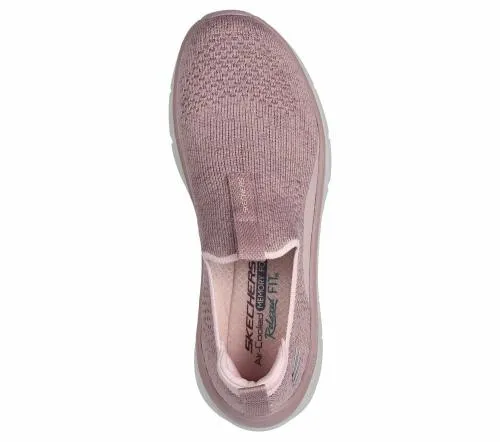 Relaxed Fit D039Lux Walker 20 8211 Bold State Mauve Women SKECHERS SlipOn