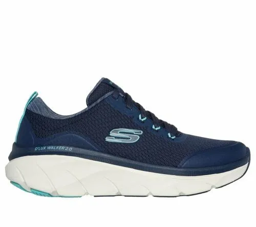 Relaxed Fit D039Lux Walker 20 8211 Radiant Rose Navy Aqua Women SKECHERS Lace Up