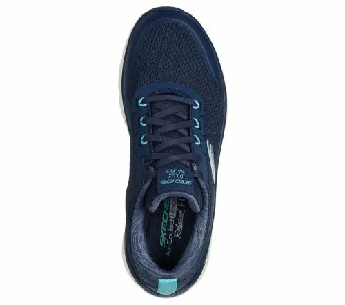 Relaxed Fit D039Lux Walker 20 8211 Radiant Rose Navy Aqua Women SKECHERS Lace Up