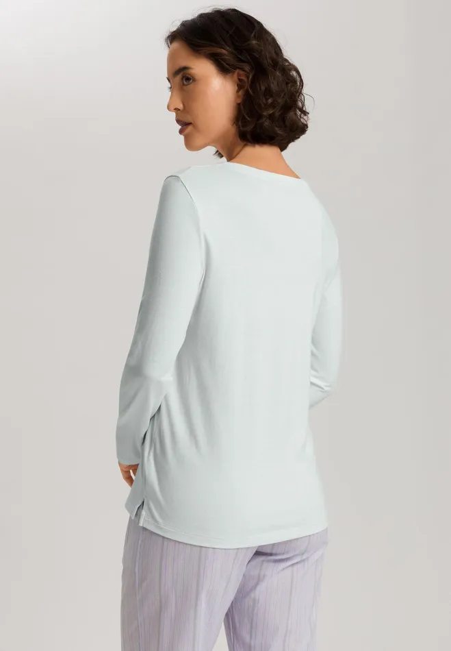 Relaxed Round Neck Top Vapor Women HANRO Pajama Tops