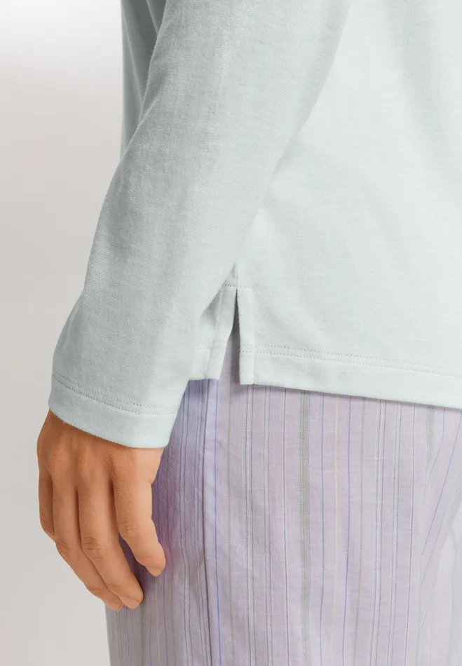 Relaxed Round Neck Top Vapor Women HANRO Pajama Tops