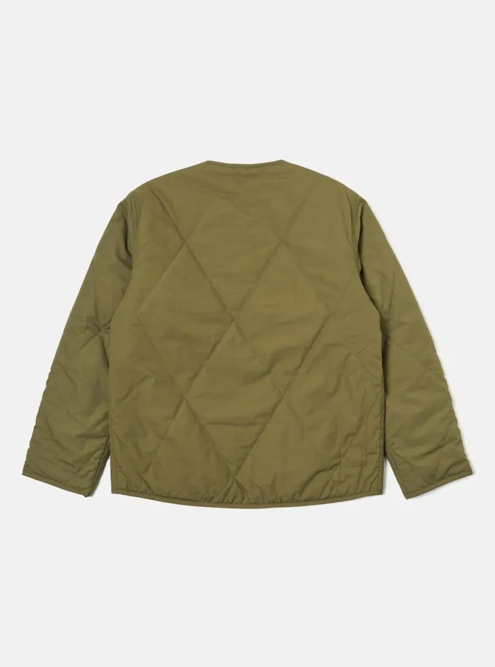 Reversible Military Liner Jacket In OliveOrange Recyc Men Universal Works Coats and Outerwear