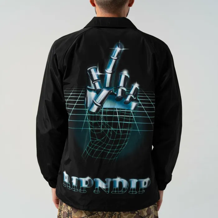 Ripndip Afterlife Coaches Jacket Black Jackets Ripndip Afterlife Coaches Jacket Black Jackets