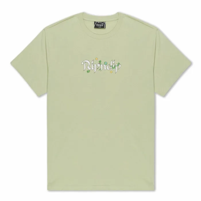 Ripndip Alien Whisperer Tee Light Moss Short Sleeve Tees Ripndip Alien Whisperer Tee Light Moss Short Sleeve Tees