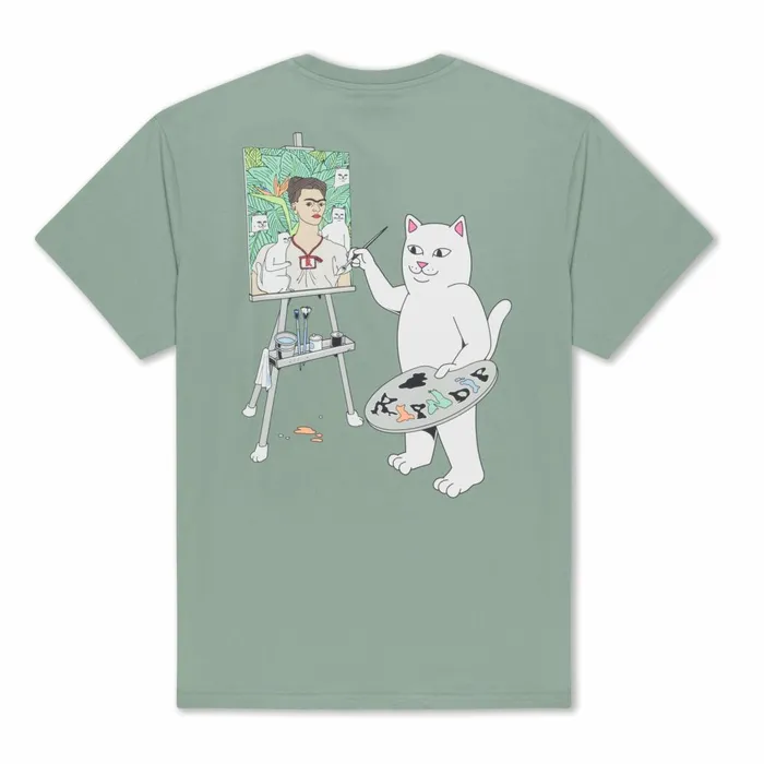 Ripndip Art Club Tee Dusty Sage Short Sleeve Tees
