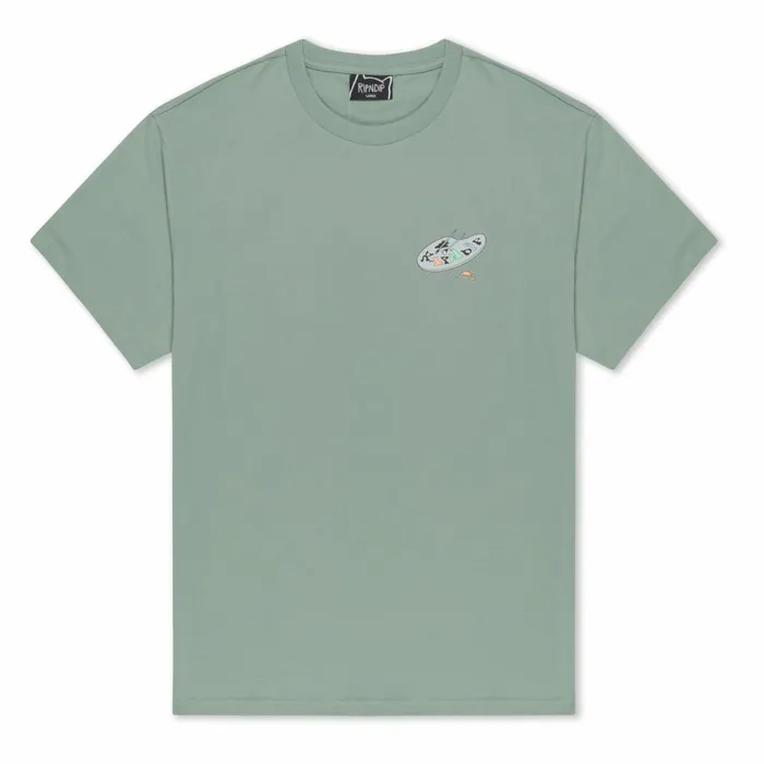 Ripndip Art Club Tee Dusty Sage Short Sleeve Tees Ripndip Art Club Tee Dusty Sage Short Sleeve Tees