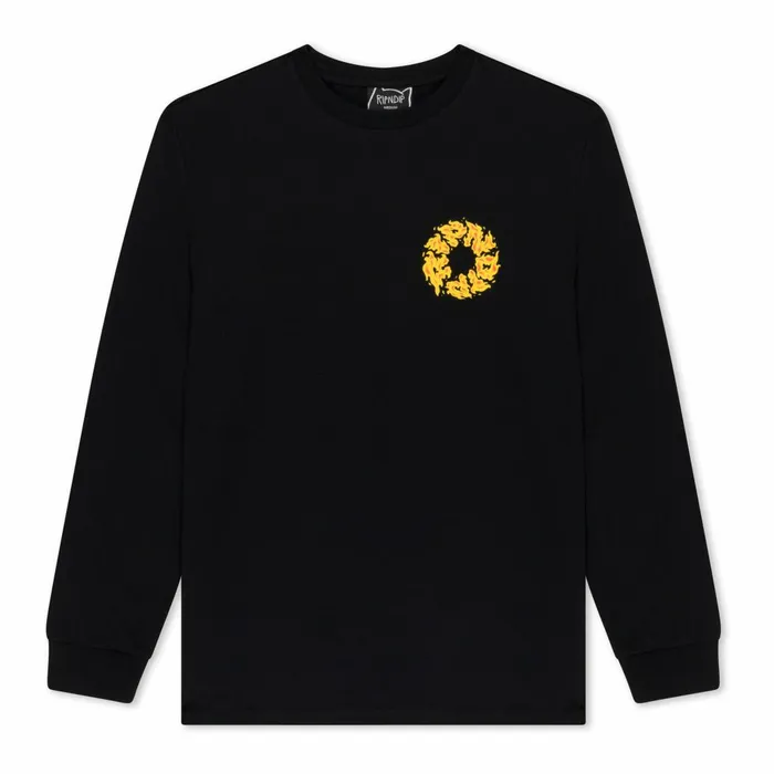 Ripndip Burn In Heck Long Sleeve Black Long Sleeve Tees