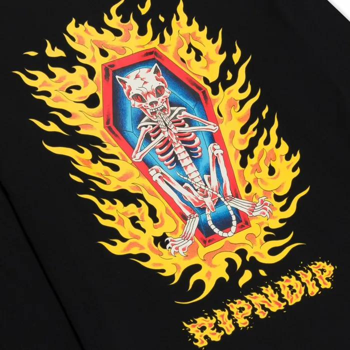 Ripndip Burn In Heck Long Sleeve Black Long Sleeve Tees Ripndip Burn In Heck Long Sleeve Black Long Sleeve Tees