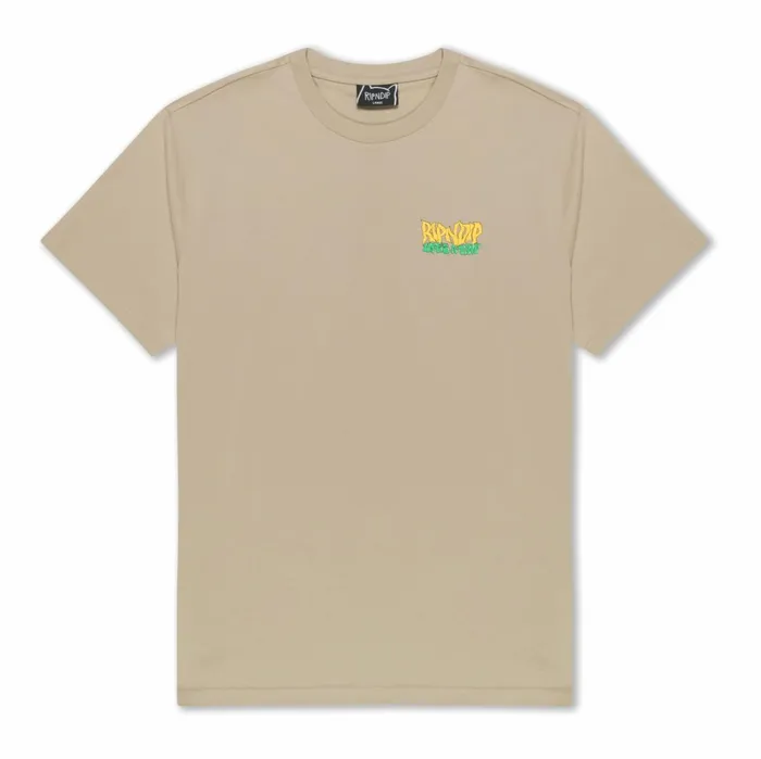 Ripndip Harvest Tee Khaki Short Sleeve Tees Ripndip Harvest Tee Khaki Short Sleeve Tees