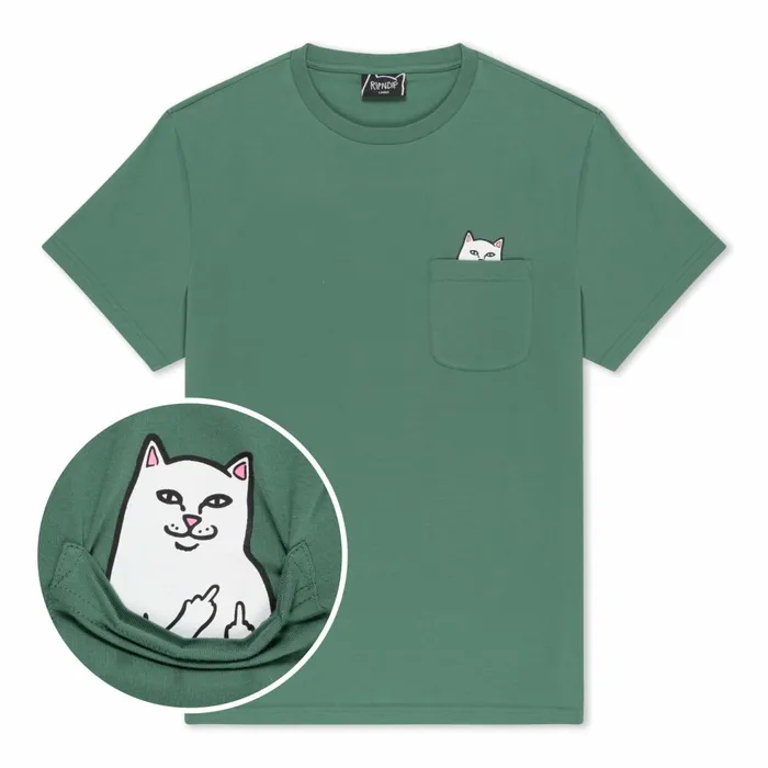 Ripndip Lord Nermal Pocket Tee Dark Olive Short Sleeve Tees