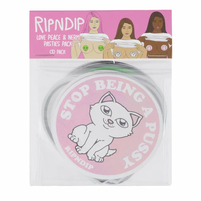 Ripndip Love Peace And Nerm Pasties Pack Multi Accessories