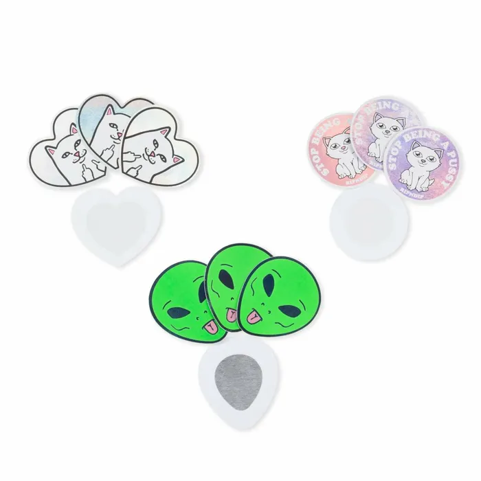 Ripndip Love Peace And Nerm Pasties Pack Multi Accessories Ripndip Love Peace And Nerm Pasties Pack Multi Accessories