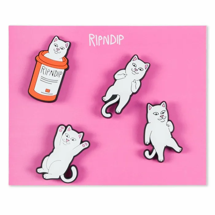 Ripndip Nerm Pills Shoe Charm 4 Pack Multi Accessories