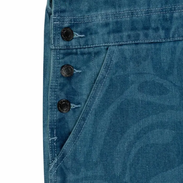 Ripndip Wilshire Denim Overalls Medium Wash Pants Ripndip Wilshire Denim Overalls Medium Wash Pants
