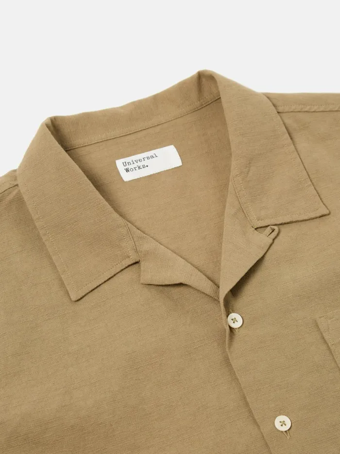 Road Shirt In Olive Kamura Cotton Men Universal Works Shirts