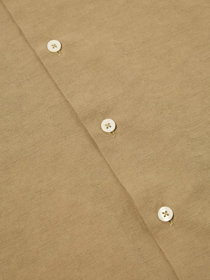 Road Shirt In Olive Kamura Cotton Men Universal Works Shirts