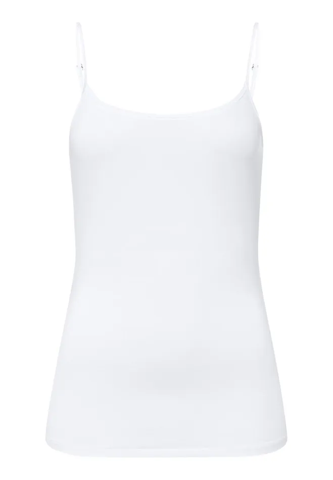 Round Neck Camisole White Women HANRO Camisoles