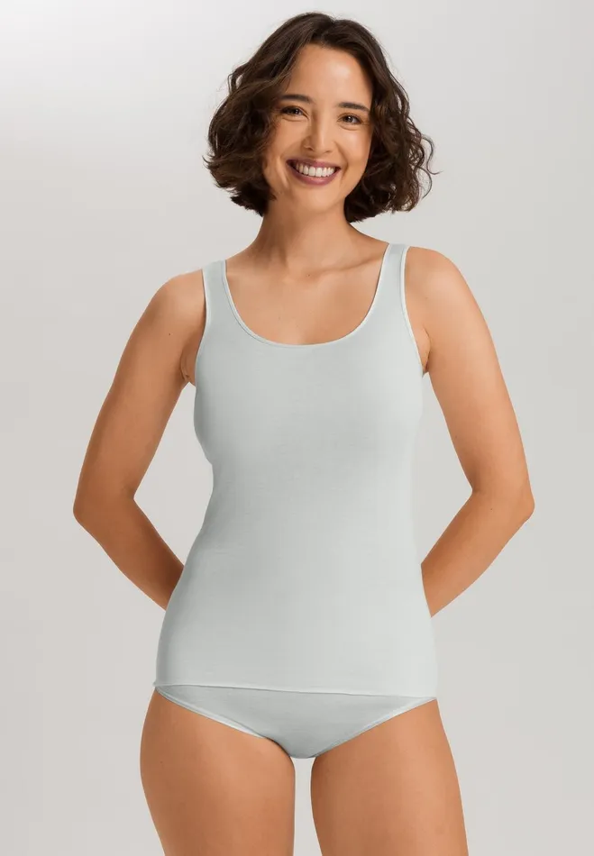 Round Neck Cotton Tank Top Vapor Women HANRO Lounge Tops